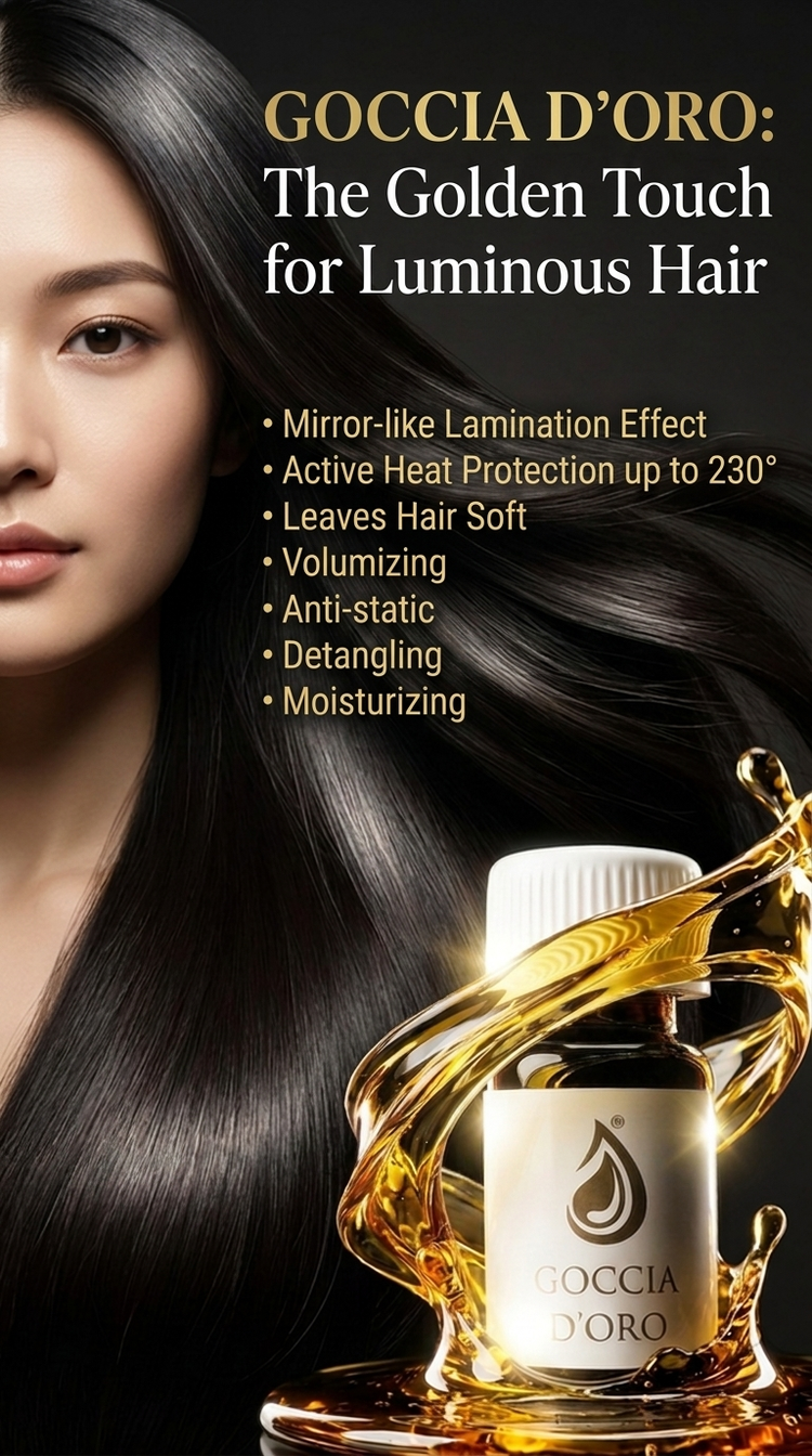 Siero Ristrutturante Capelli Goccia d'Oro – Fiala monodose 5 ml
